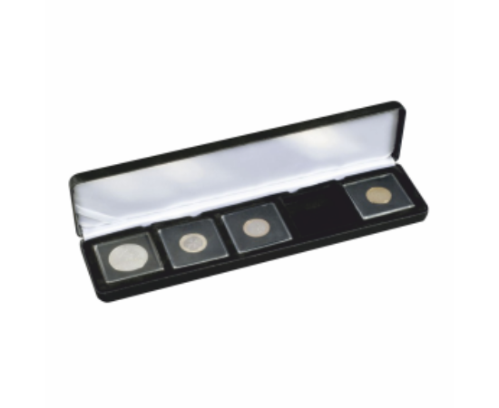 Cutii NOBILE pentru monede în capsule pătrate (5 x Quadrum)