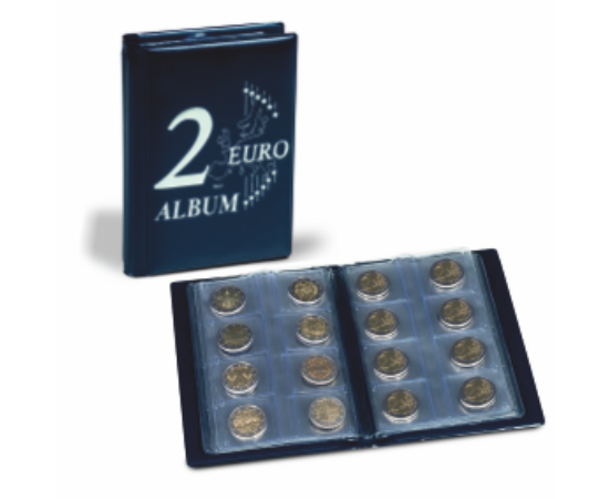 Album de buzunar – monede de 2 euro