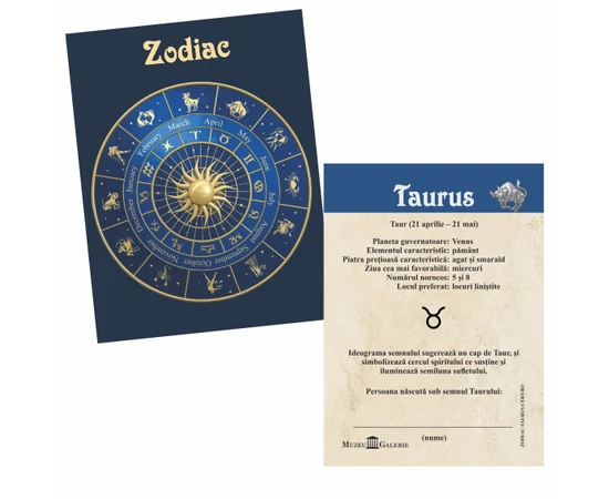 Taur  medalie zodiac  ambalată exclusiv