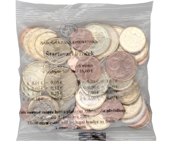 Primii euro slovaci în set Slovacia