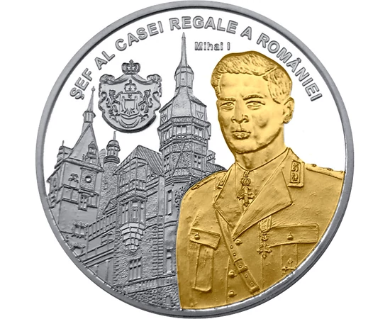  Regele Mihai I pl. cu aur