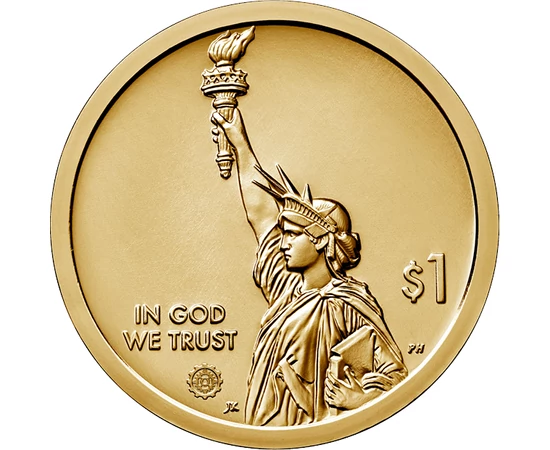  1 dolar  Inov. SUA - Georgia 2019 SUA