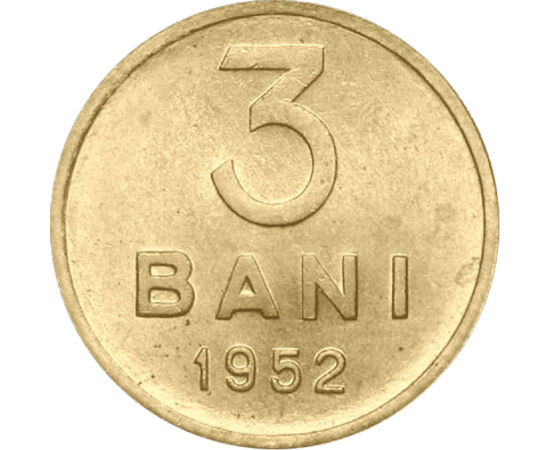 3 bani, România, 1952 România
