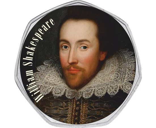 50 pence, William Shakespeare Marea Britanie