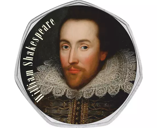 50 pence, William Shakespeare Marea Britanie