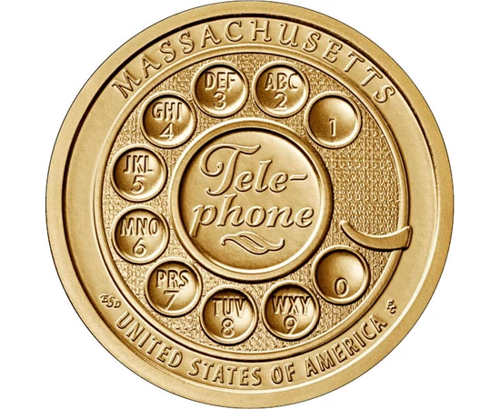 1 dolar,Inov.amer.-Telefon, 2020 SUA