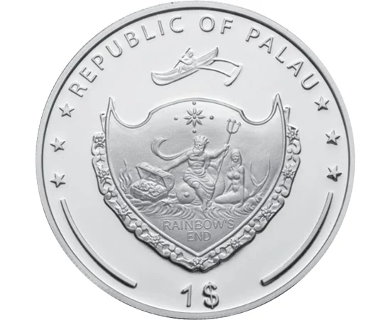 Victoria de la Belgrad, 1 dolar, Palau, 2013