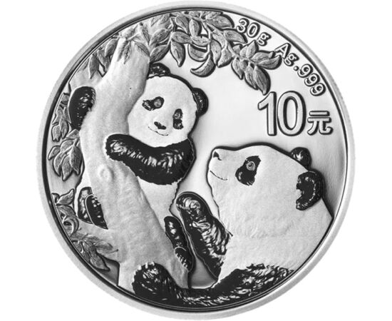 10 yuani,Panda,1 uncAg,2021 China