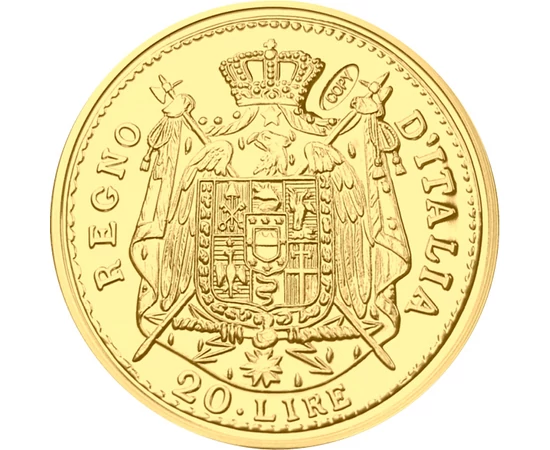 Aurul francez al Italiei, 20 lire, replică, Italia, 1808