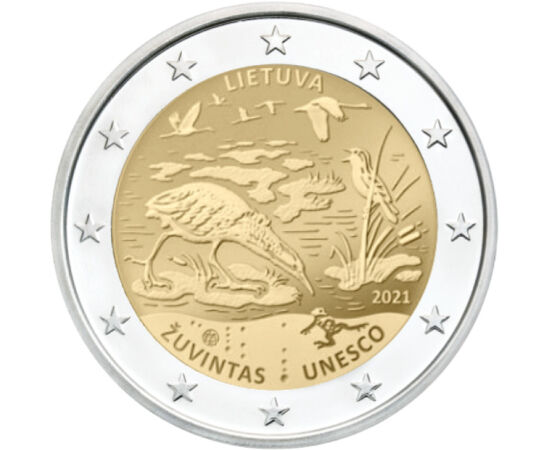 2 euro, Biosfera Zuvintas, 2021 Lituania