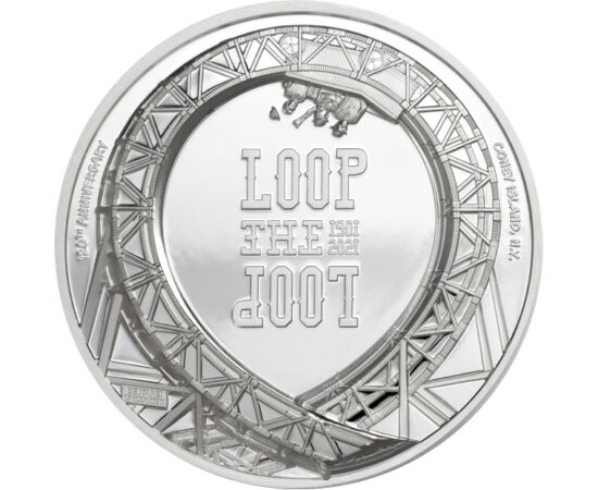 5 dolari, Loop the Loop, Ag,2021 Insulele Cook