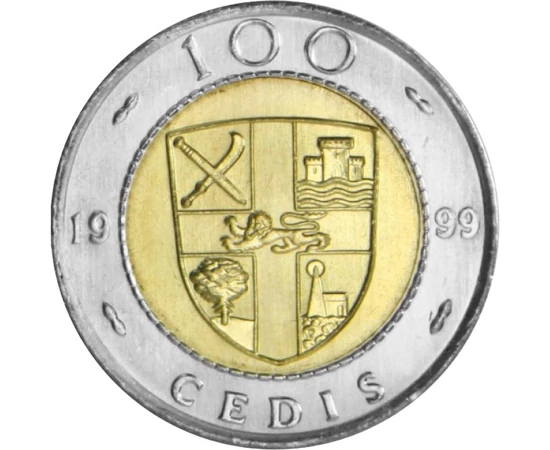 Ghana, ţara cacaoului, 100 cedi, Ghana, 1991-1999