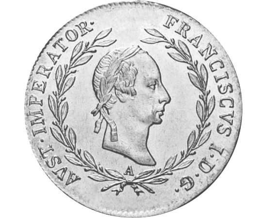  20 creiţari, Francisc I, 1802-1830, Imperiul Habsburgic