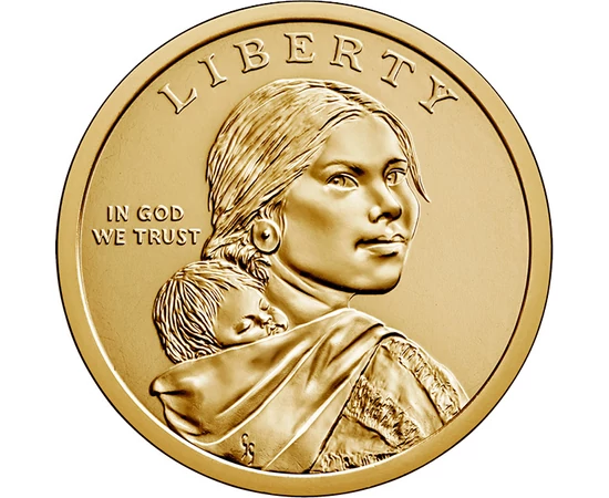  1 dolarElizabeth Peratrovich 2020 SUA