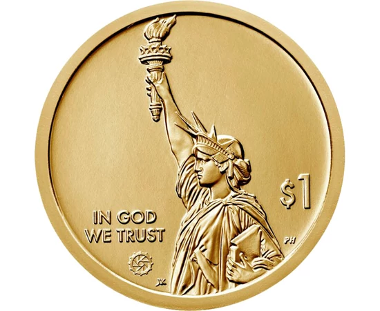1 dolar Statuia Libertăţii  cupru nichel 81 g SUA 2021