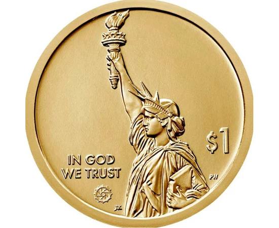 1 dolar Statuia Libertăţii  cupru nichel 81 g SUA 2021