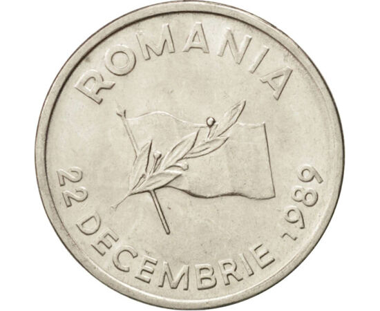  10 lei, Revoluţia 1989, România,1990, România