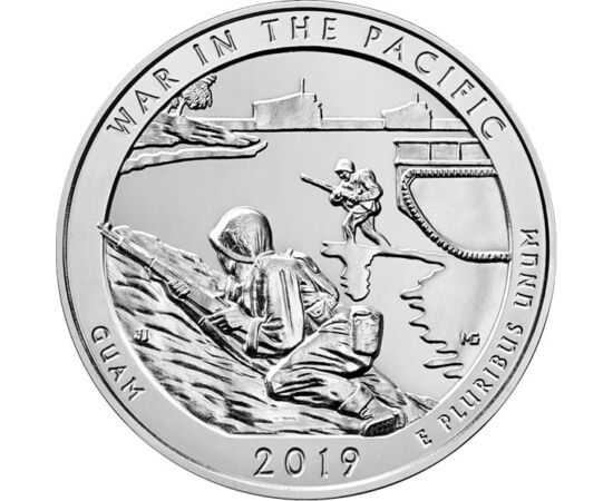  25 cenţi, Parc Naţional Guam, 2019, SUA