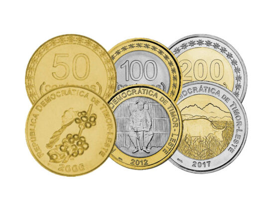 1, 5, 10, 25, 50, 100, 200 centavos, ,  , 0, Timorul de Est, 2003-2017