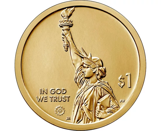 1 dolar Statuia Libertăţii  cupru nichel 81 g SUA 2021
