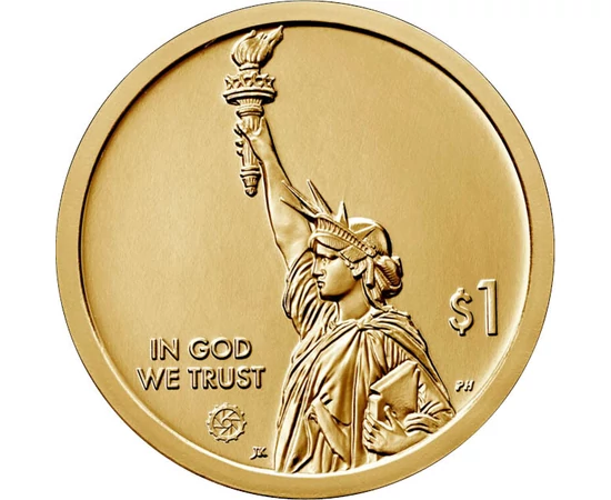 1 dolar Statuia Libertăţii  cupru nichel 81 g SUA 2021
