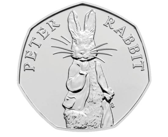  50 pence, Peter Iepuraşul, 2019, Marea Britanie