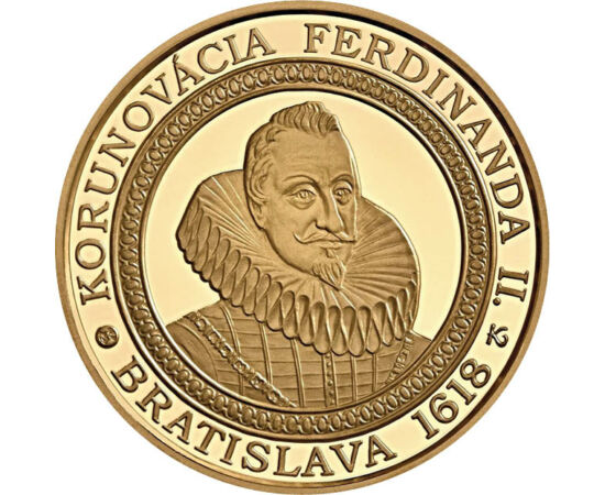  100 euro,Ferdinand al II-lea,1618,Au, Slovacia