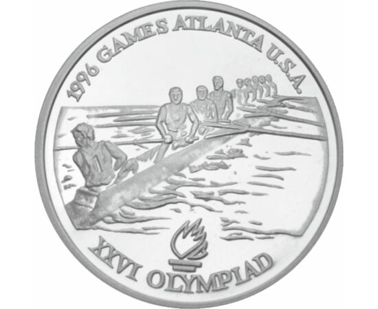  100 lei, Olimpiadă Canotaj, Ag, 1996, România
