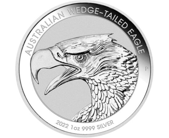 1 dolar, Vultur cu coadă-pană, , greutate, argint de 999,9/1000, 31,1 g, Australia, 2022