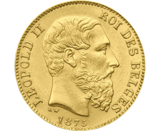  20 franci, Leopold II, 1866-1882, Belgia