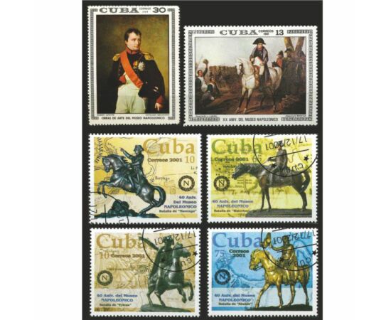2x10, 13, 30, 65, 75 centavo, , offset, Set de 6 timbre, Cuba, 1981-2001
