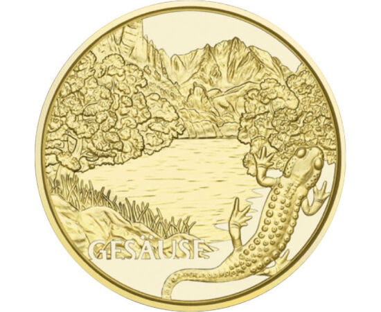 50 euro, Floare nativă, , , aur de 986/1000, 7,89 g, Austria, 2022