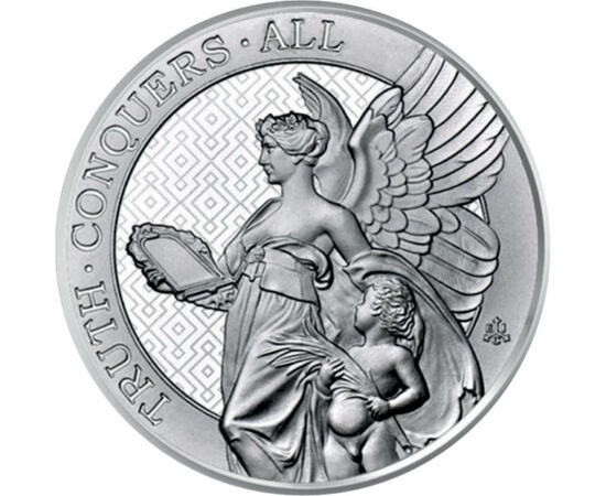1 liră, Victoria, zeiţa victoriei, argint de 999/1000, 31,1 g, Insula Sfânta Elena, 2022