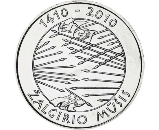 1 litas, Suliţe, , cupru, nichel, 6,25 g, Lituania, 2010