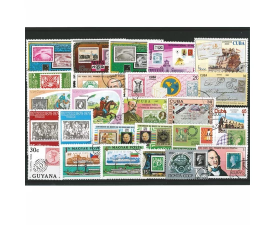 set de 25 de timbre, , offset, Set de 25 de timbre, ţara diferă