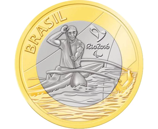  1 real, Caiac-canoe, 2015, Brazilia