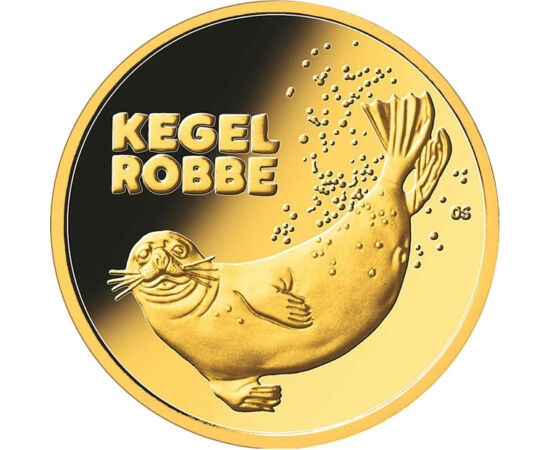 20 euro, Foca gri, aur de 999,9/1000, 3,89 g, Germania, 2022