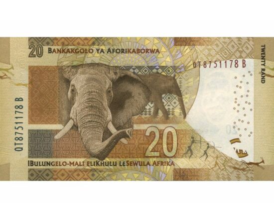 20 rand, ,  , 0, Republica Africa de Sud, 2013-2016