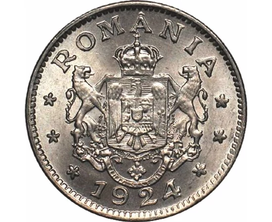  1 leu, Ferdinand I, 1924, România