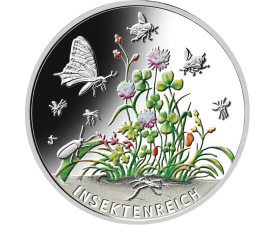 5 euro, Flori cu artropode, cupru, nichel, 9 g, Germania, 2022