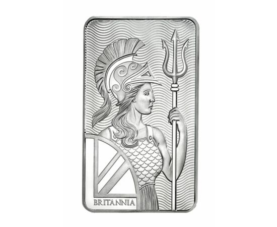 lingou de argint, Britannia, argint de 999/1000, 311 g, Marea Britanie, 2022