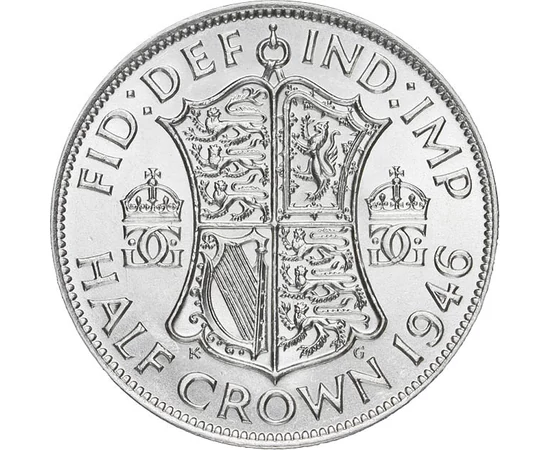  05 crown George VI Ag 1937-1946 Marea Britanie