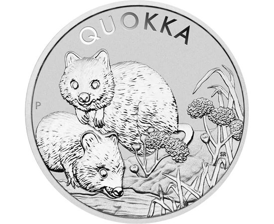 1 dolar, Canguru cu coada scurtă, argint de 999,9/1000, 31,1 g, Australia, 2022