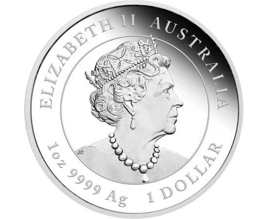 1 dolar Elisabeta a II-a val. nom.  argint de 9999/1000 311 g Australia 2022