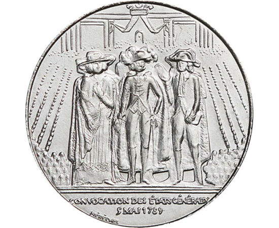 1 franc, Coroană, , , nichel, 6 g, Franţa, 1989