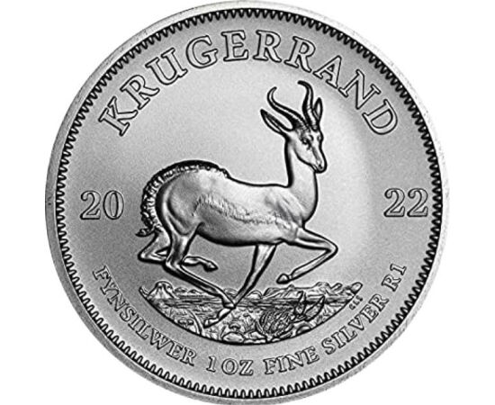 1 rand, Antilopă, , argint de 999/1000, 31,1 g, Republica Africa de Sud, 2022