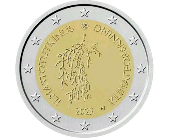 2 euro, Licheni stilizaţi, , cupru, nichel, 8,52 g, Finlanda, 2022