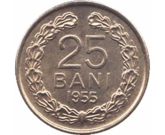  25 bani, România, 1953-55, România