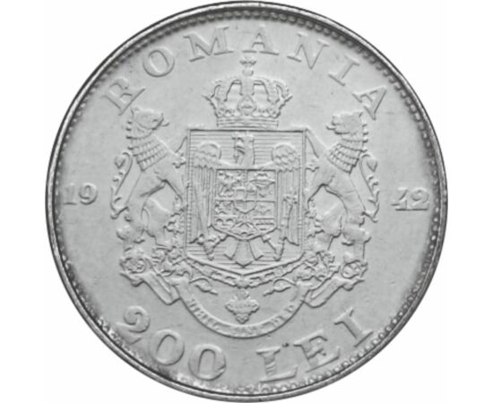  200 lei Regele Mihai I, argint, 1942, România
