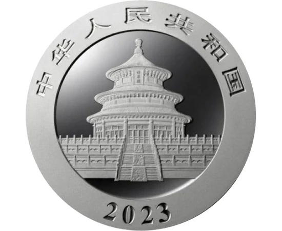 10 yuani Pagoda  argint de 999/1000 30 g China 2023